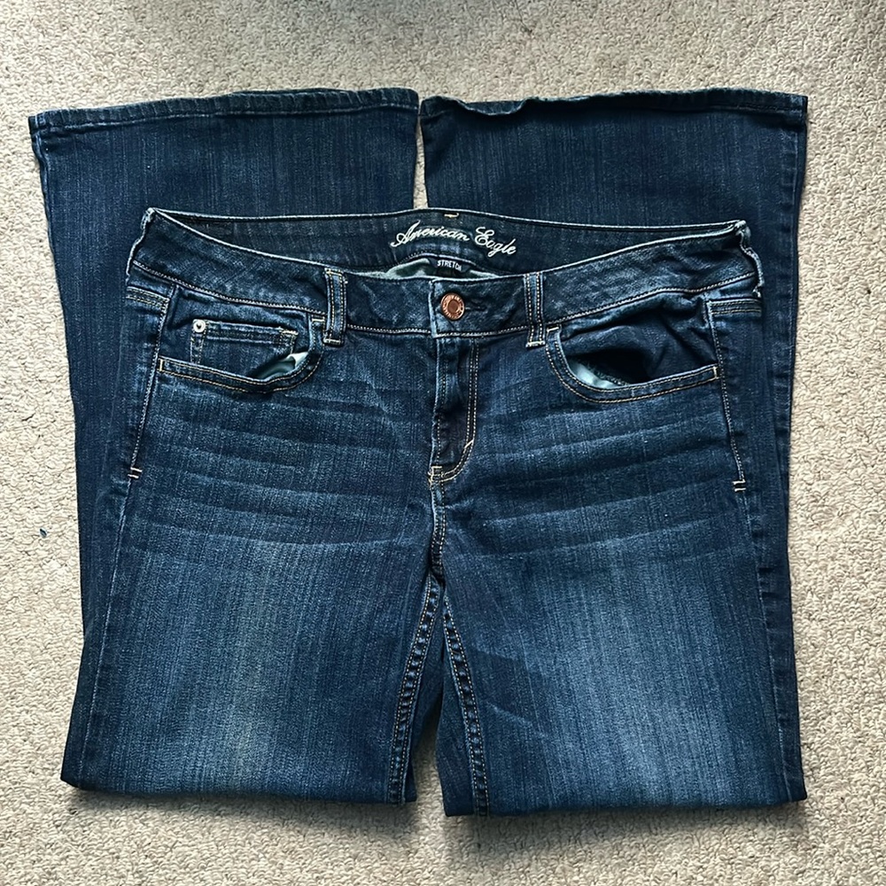 American Eagle Hipster Flare-short length
